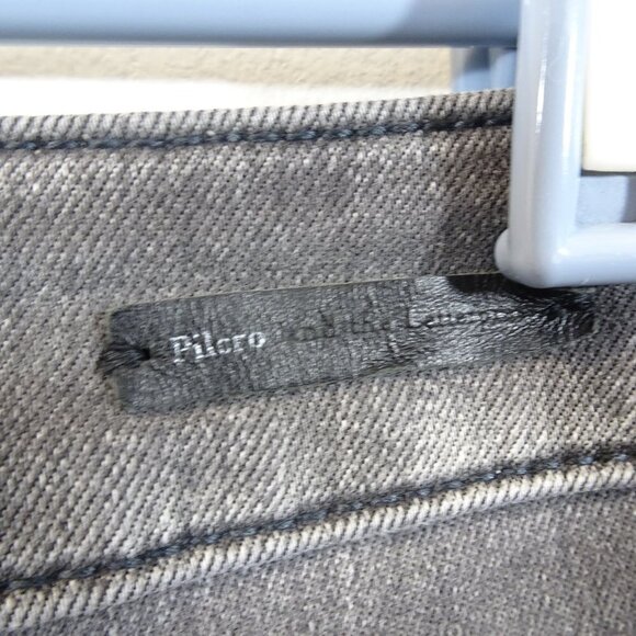 PILCRO AND THE LETTERPRESS Script Shorts Size 28 Gray Black Stretchy - Picture 4 of 8